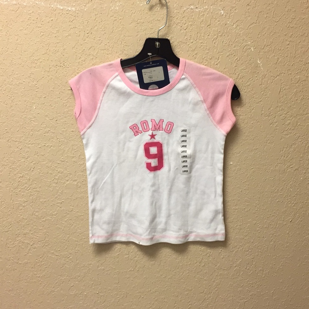 Cowboys authentic apparel NFL pink Romo